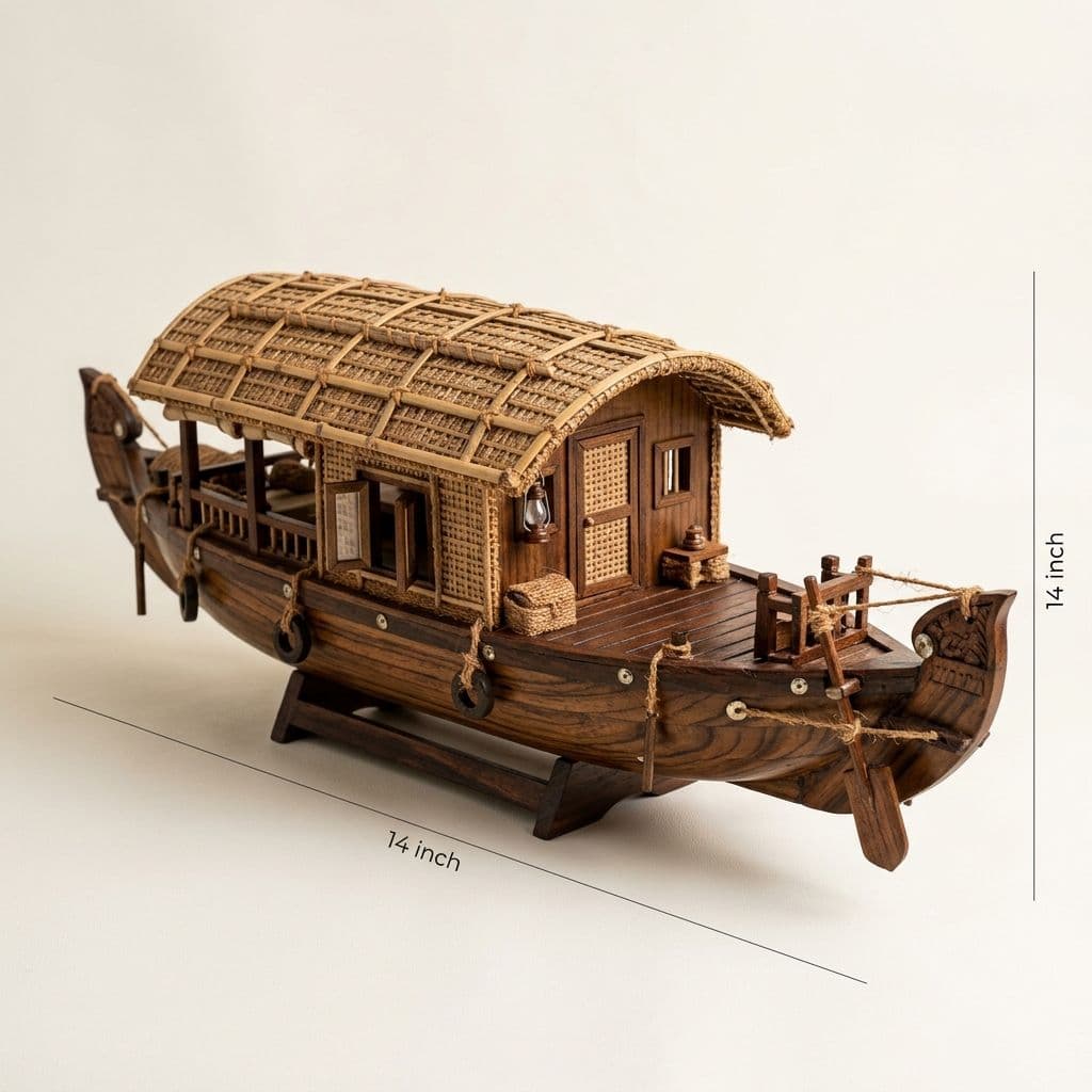 Kerala Kettuvallam (Houseboat) - View 1