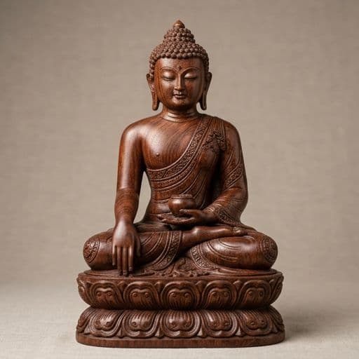 Earth Touching Bhumisparsha Buddha - View 1