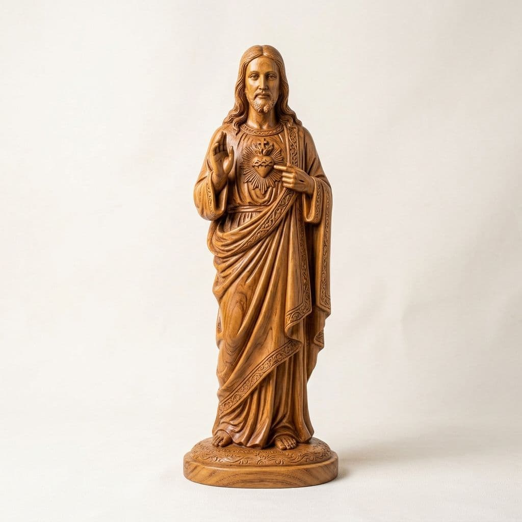 Sacred Heart of Jesus Statue - View 1