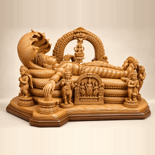 Lord Padmanabha Anantha Shayanam (Sleeping) - View 1